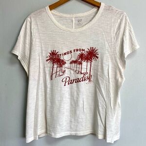 GAP CROPPED TEE - XXL